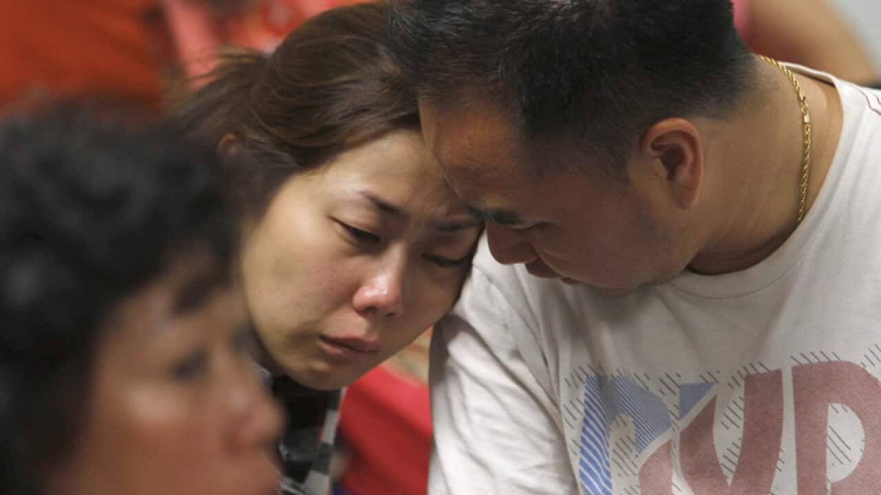 The relatives of the passengers of AirAsia flight QZ8501