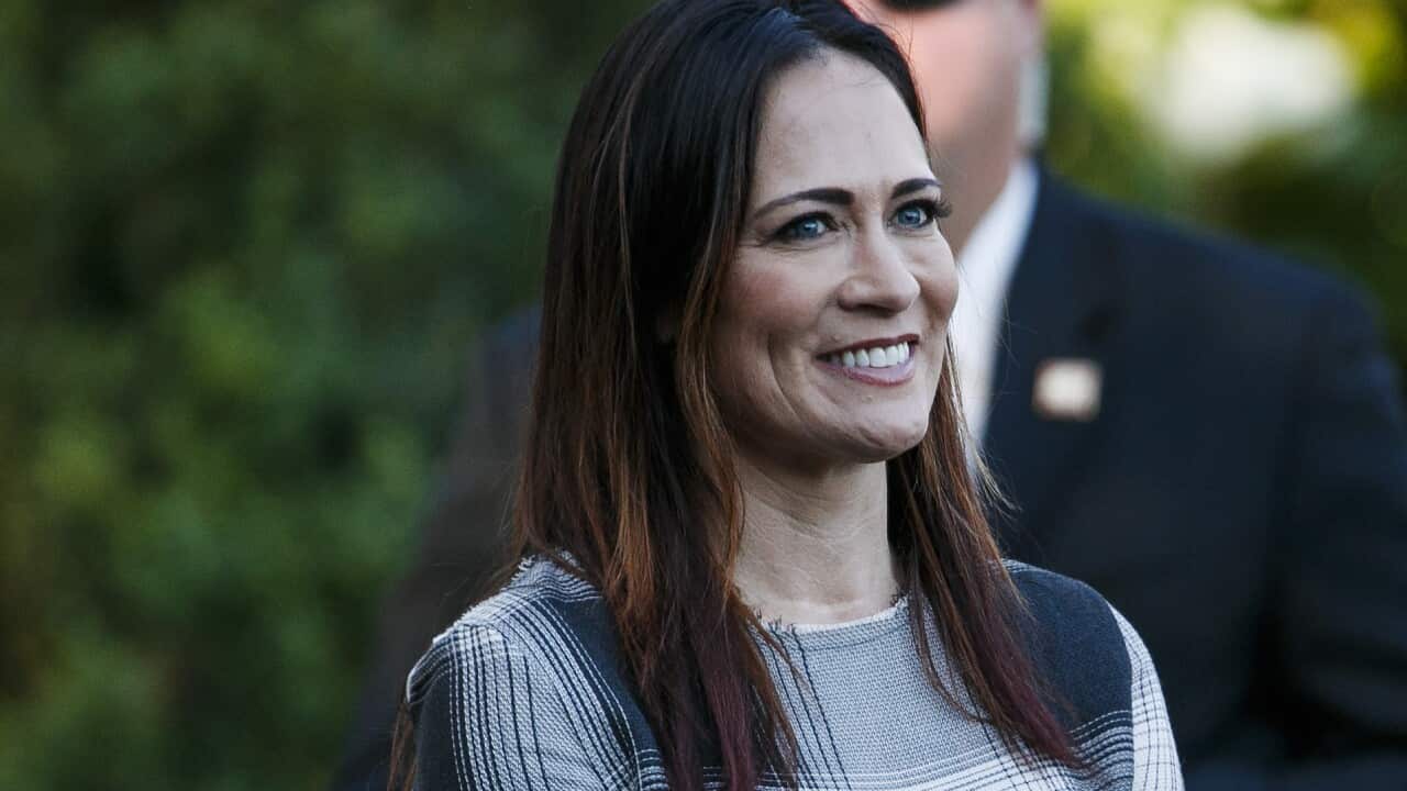 Stephanie Grisham.