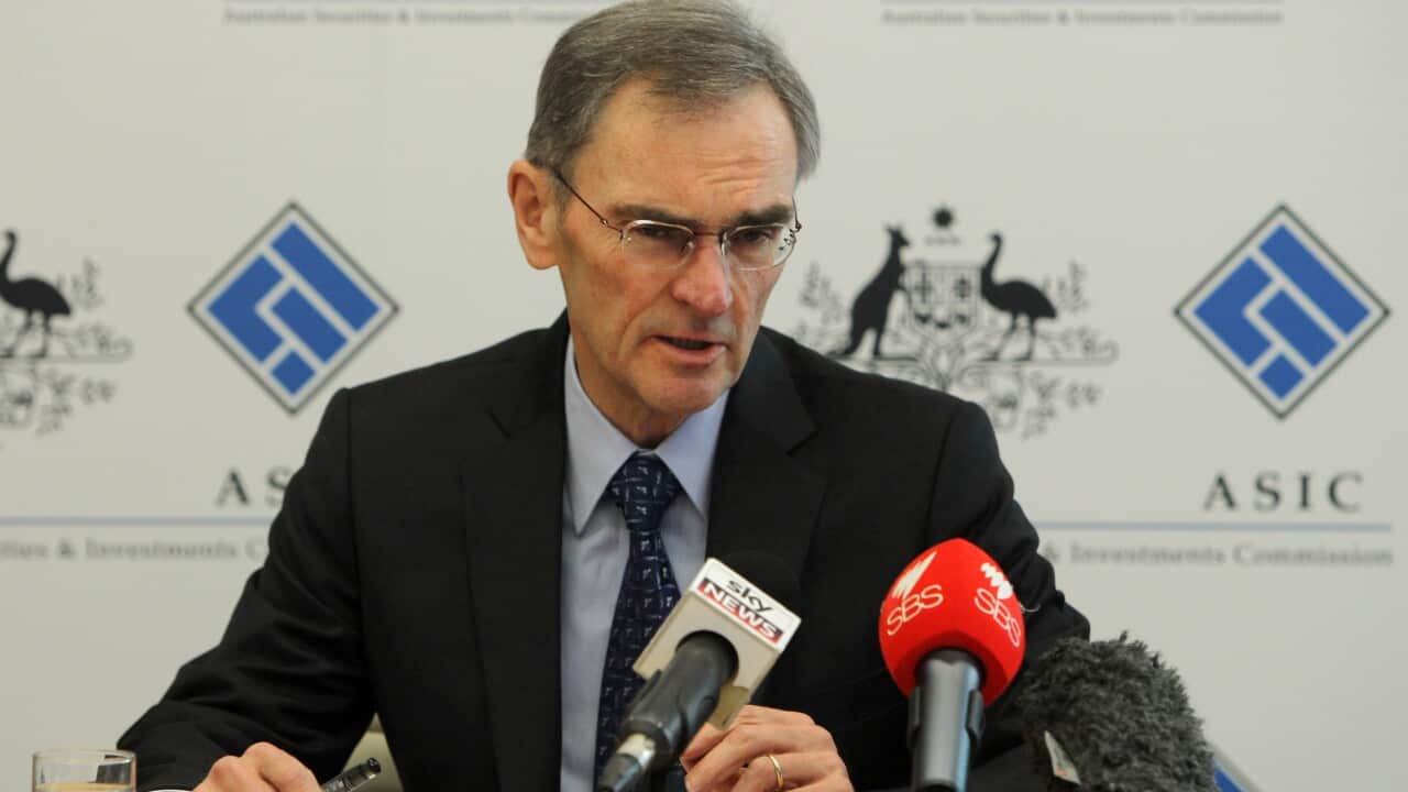 Australian Investment and Securities Commission (ASIC) Chairman Greg Medcraft.