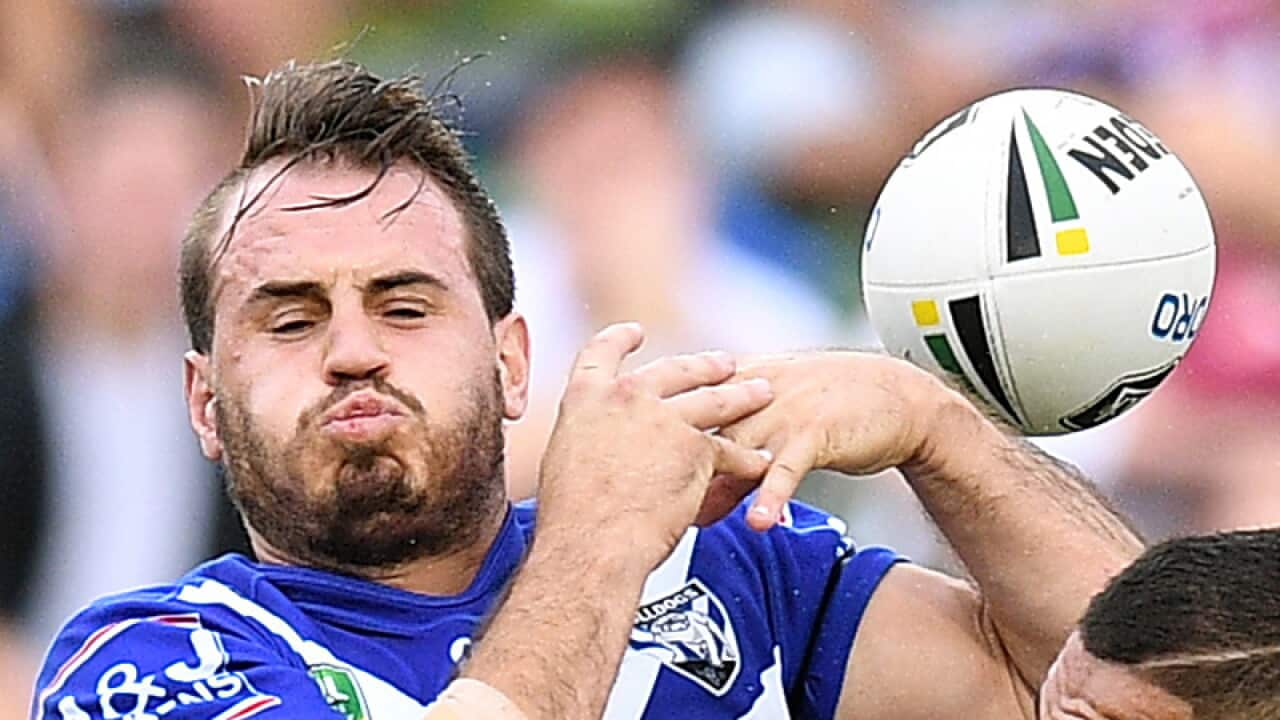 Josh Reynolds of the Bulldogs