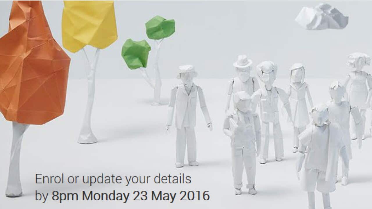 Enrol to vote 2016 ads