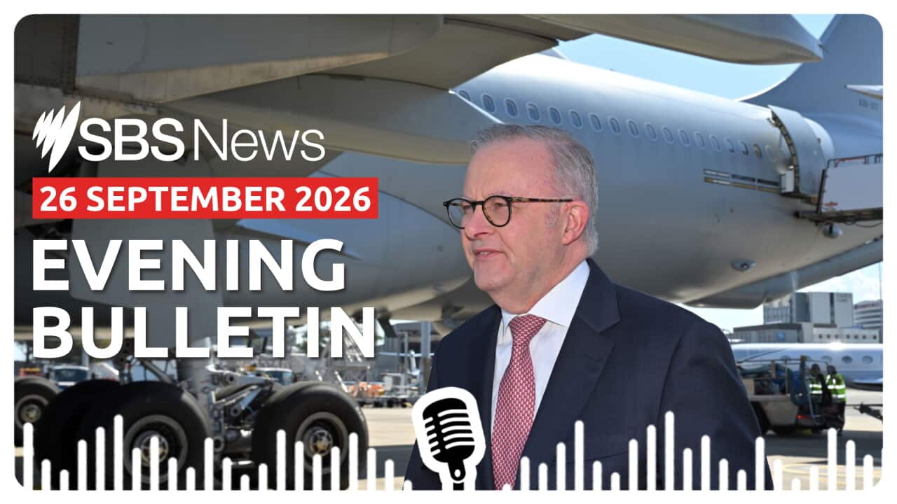Anthony Albanese at an airport in Sydney.