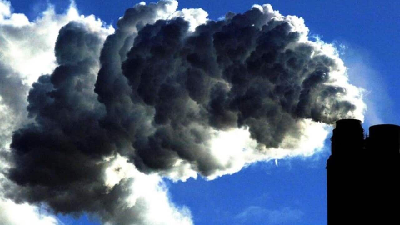 emissions from coal power plant