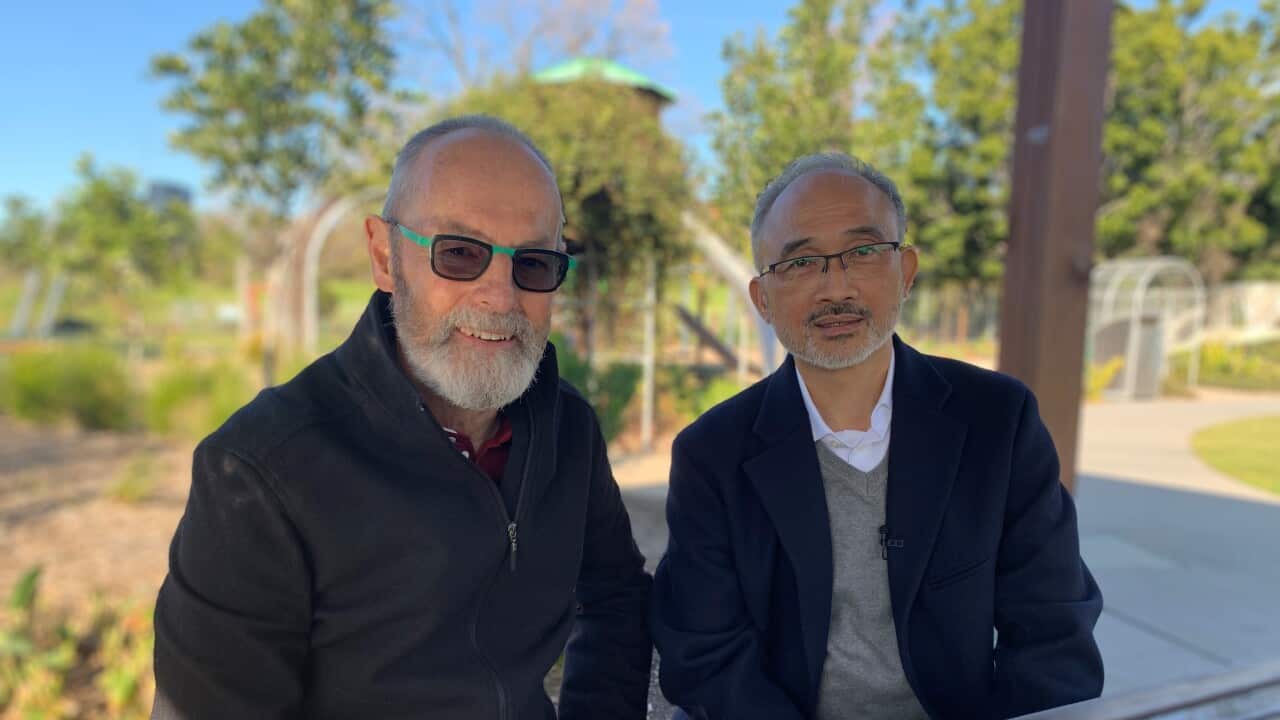 Lachlan Kennedy (L) and Hanh Do (SBS).jpg