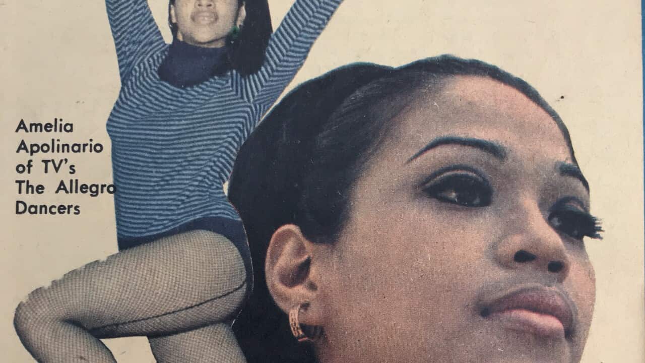 Amelia Apolinario in her dancing days