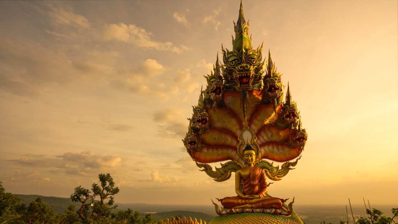 Naga Buddha statue in Thailand - Getty Images - sutiporn somnam