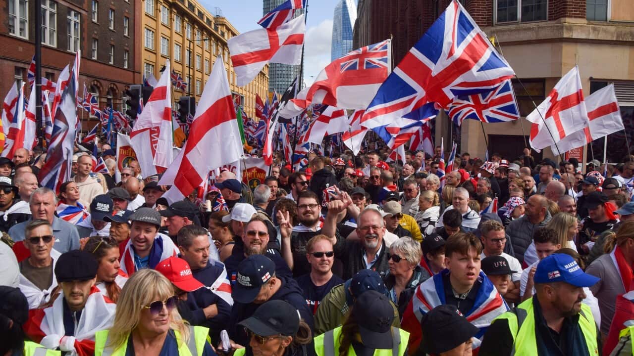Unite The Kingdom Far Right March in London, UK - 13 Sep 2025