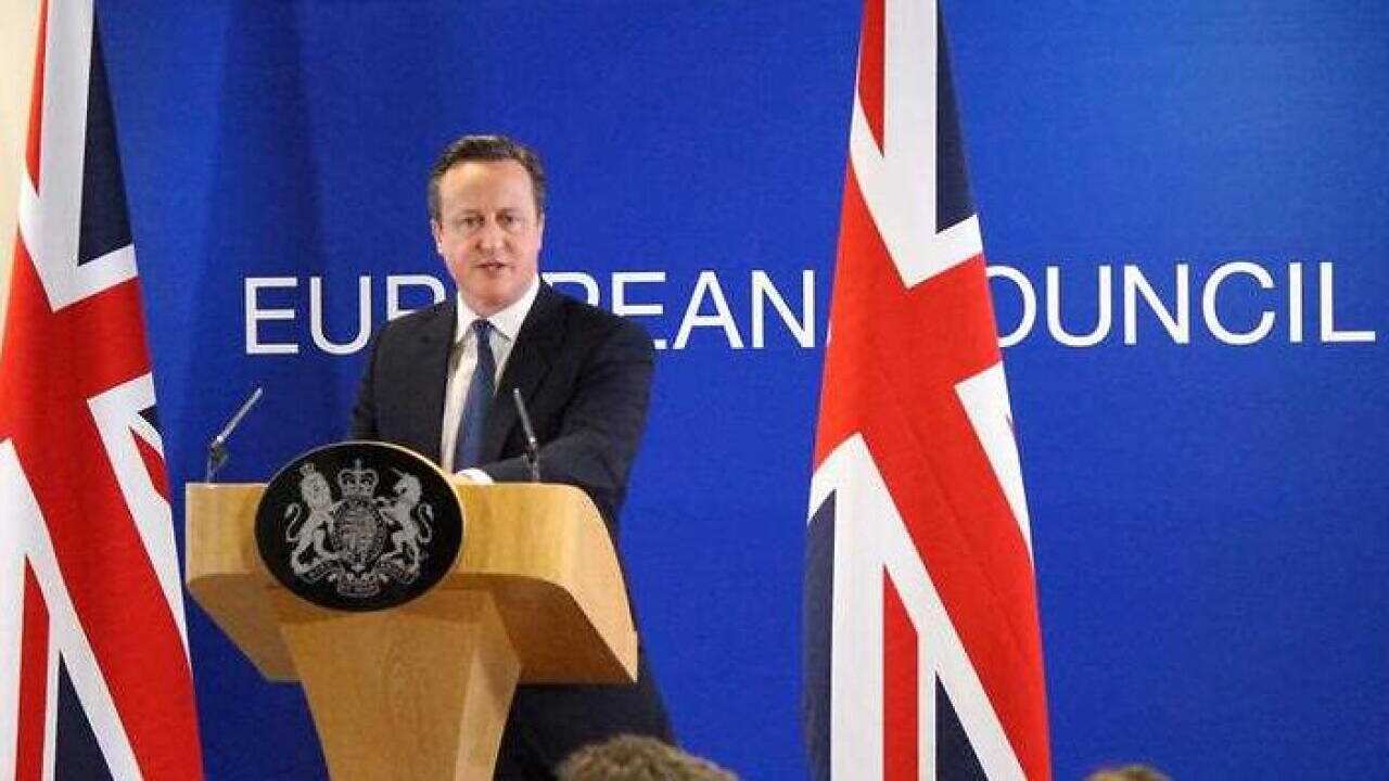 United Kingdom Prime Minister David Cameron. (AAP)