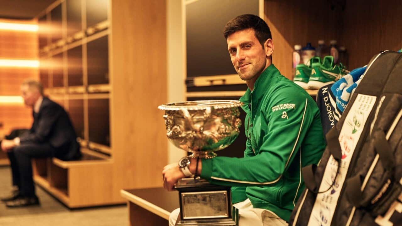 Novak Djokovic talks emotions, goals and past haircuts after his 8th Australian Open title