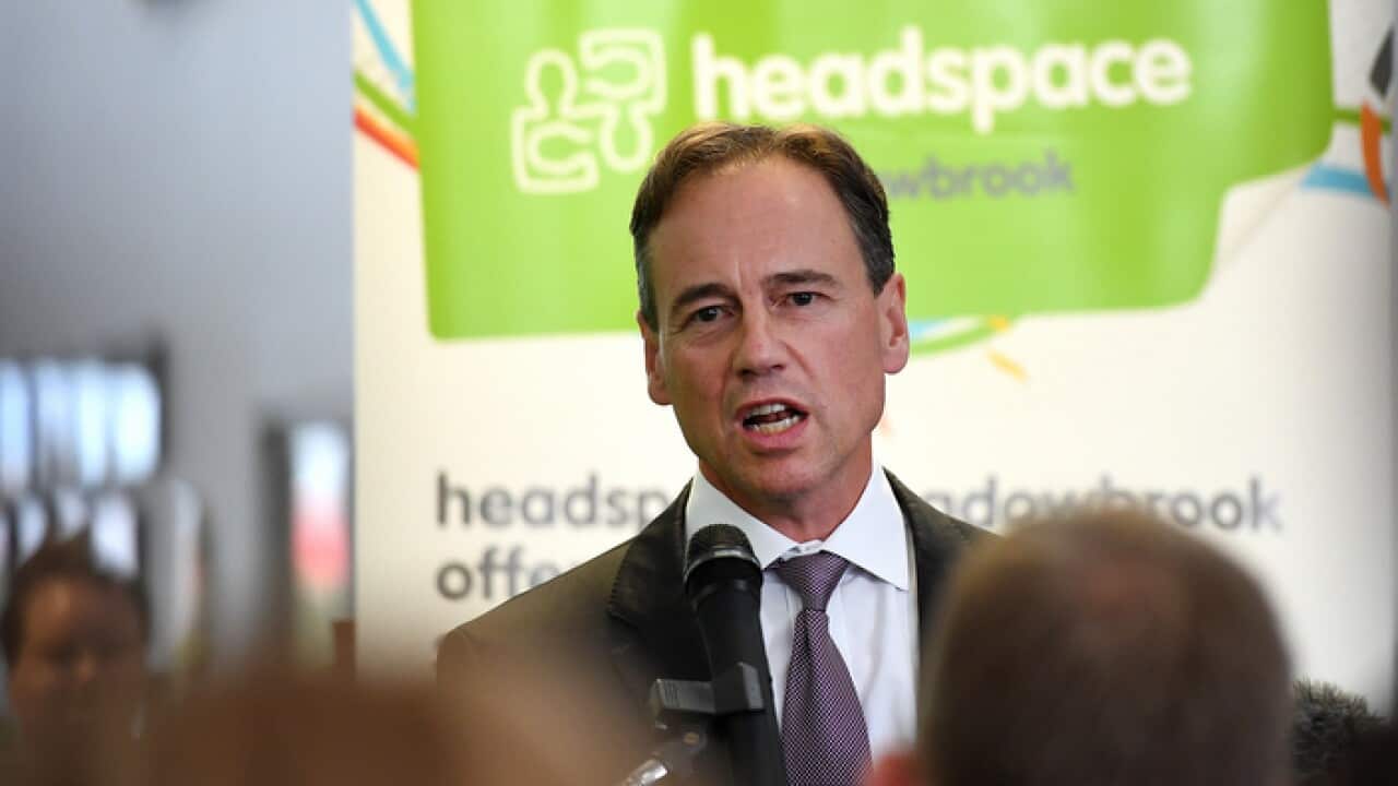 Federal Health Minister Greg Hunt. (AAP)