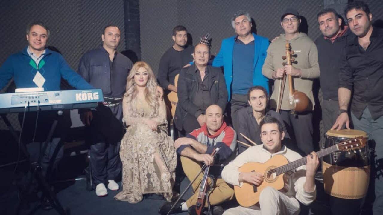 Kurdish singers Asrin and Rasoul with Notr Nava group
