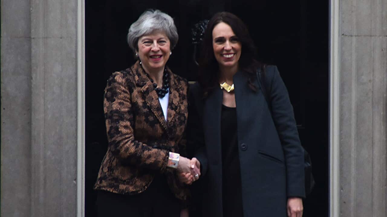 United Kingdom: Theresa May Welcomes New Zealand PM to Downing Street
