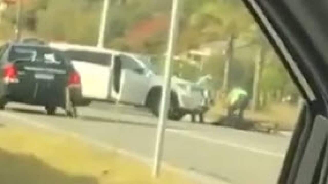 police hit Aboriginal teen in alleged deliberate incident.