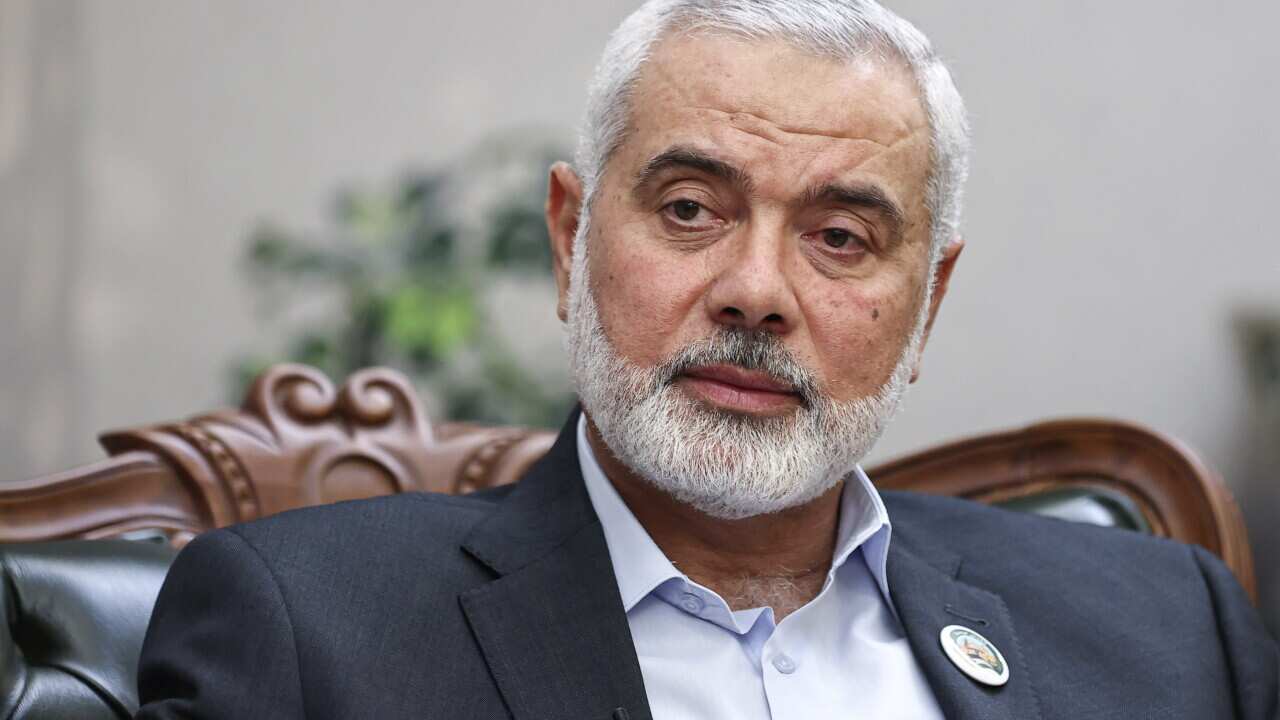 Chairman of Hamas Political Bureau Ismail Haniyeh in Istanbul