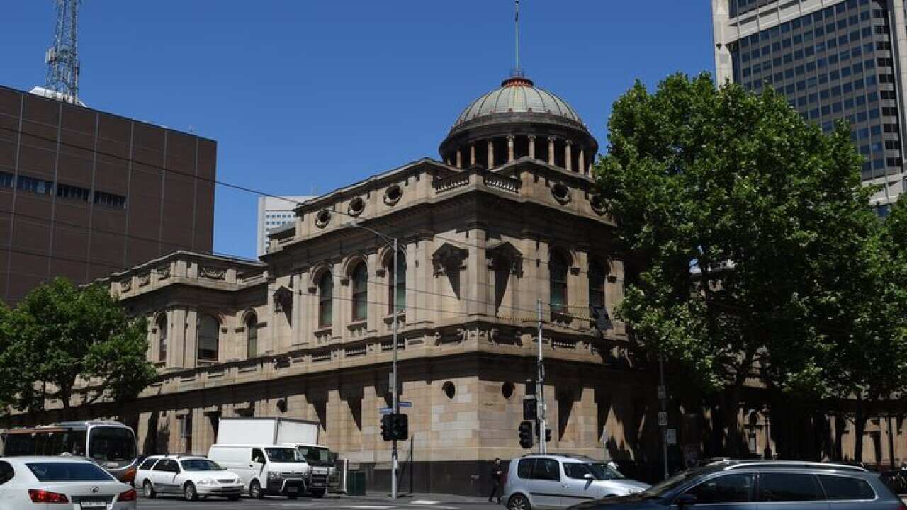 Exterior pictures of the Supreme court in Melbourne, Monday, November 27, 2017. (AAP Image/Mal Fairclough) NO ARCHIVING, EDITORIAL USE ONLY