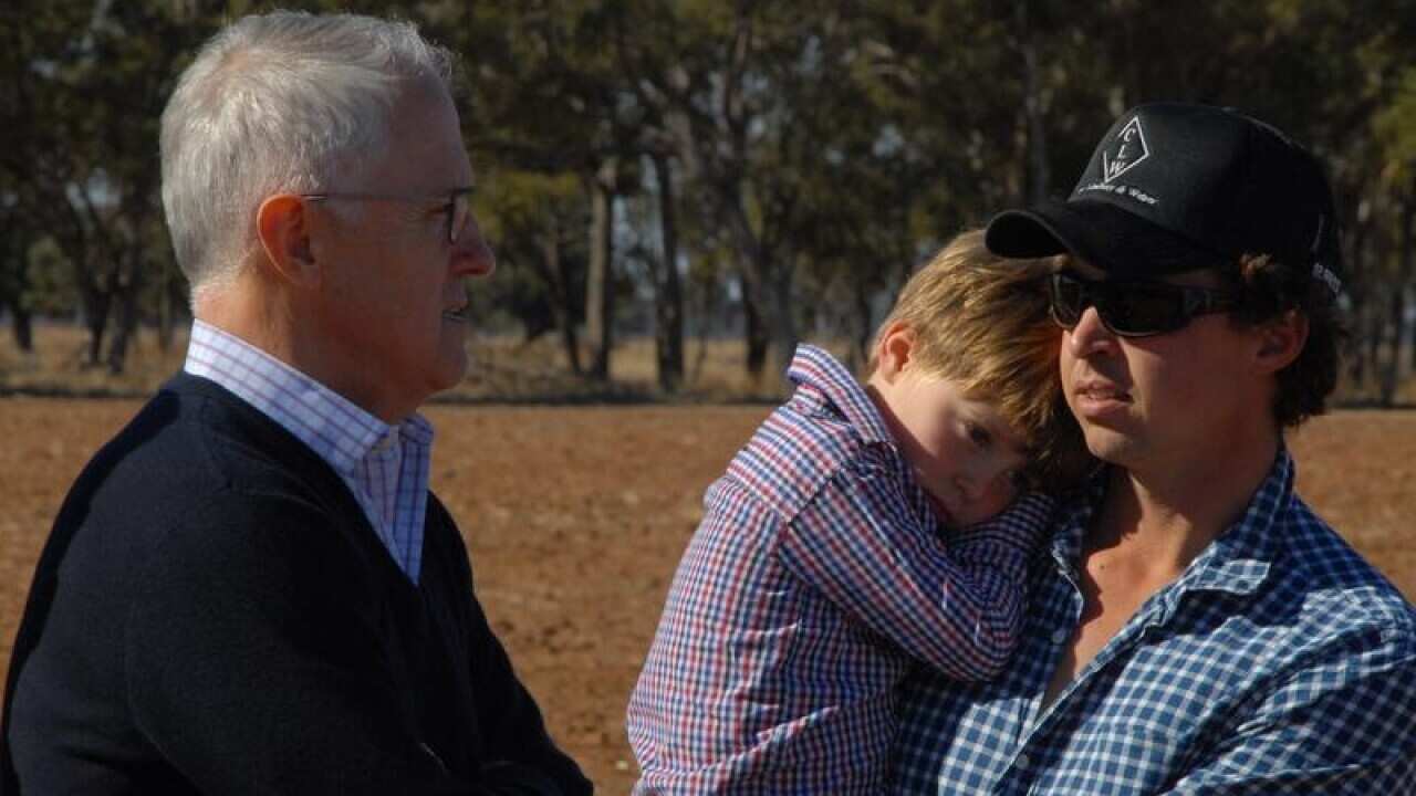 Prime Minister Malcolm Turnbull has announced a drought relief package for farmers.