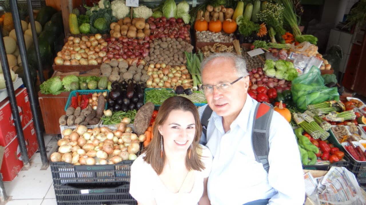 Renata Gortan with her famliy