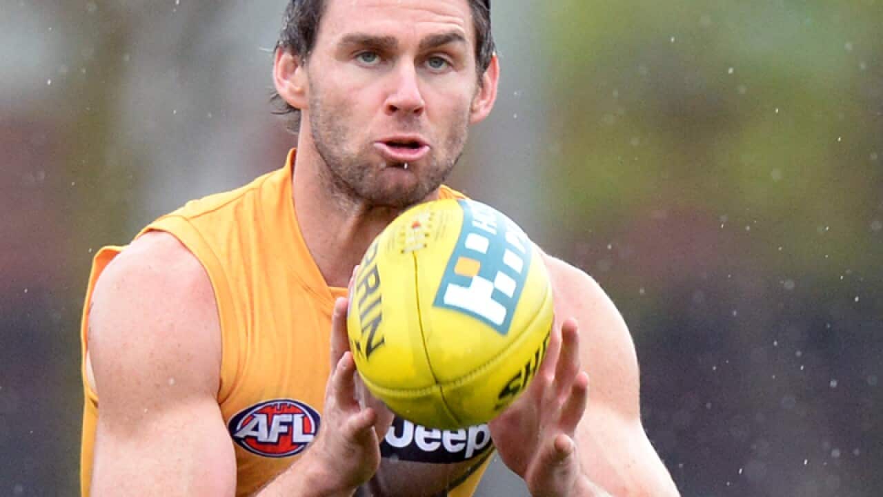 Richmond Tigers AFL player Chris Newman