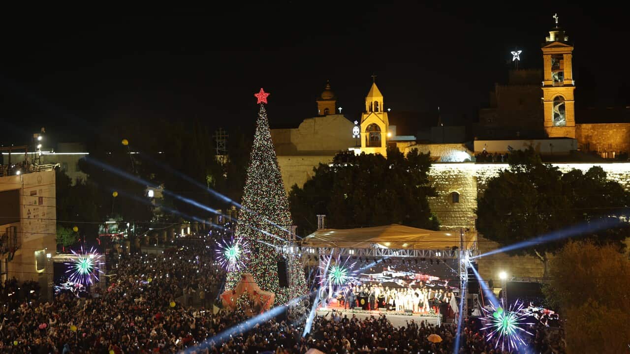 Bethlehem lights its Christmas Tree after two-year hiatus