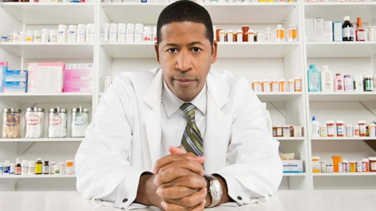 Male pharmactist portrait