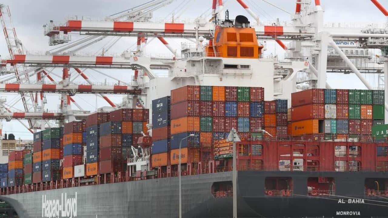 The port of Melbourne