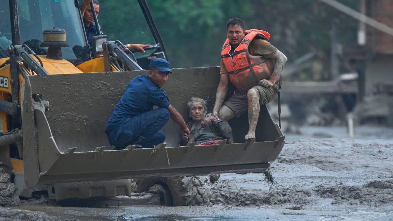 APTOPIX Nepal Flash Floods