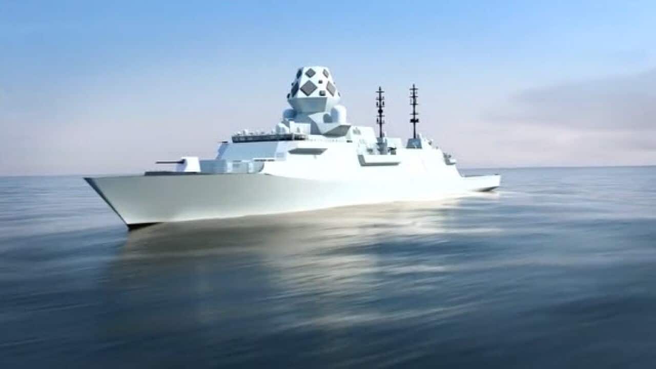 Concept design of BAE's Type 26 Global Combat Ship.