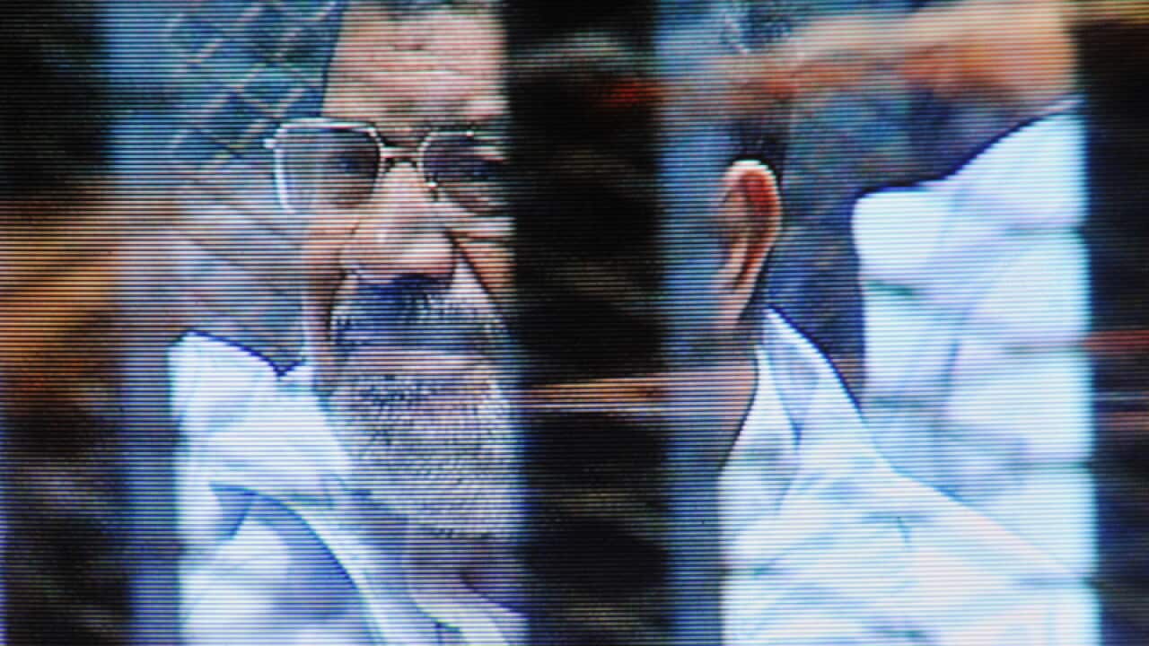 Former Egyptian president Mohamed Morsi