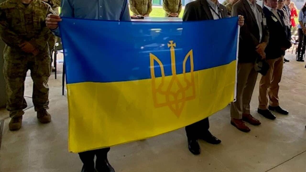 The Ukrainian community of SA with ADF personnel