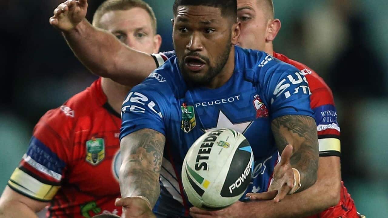 Former Sydney Roosters forward Frank-Paul Nuuausala