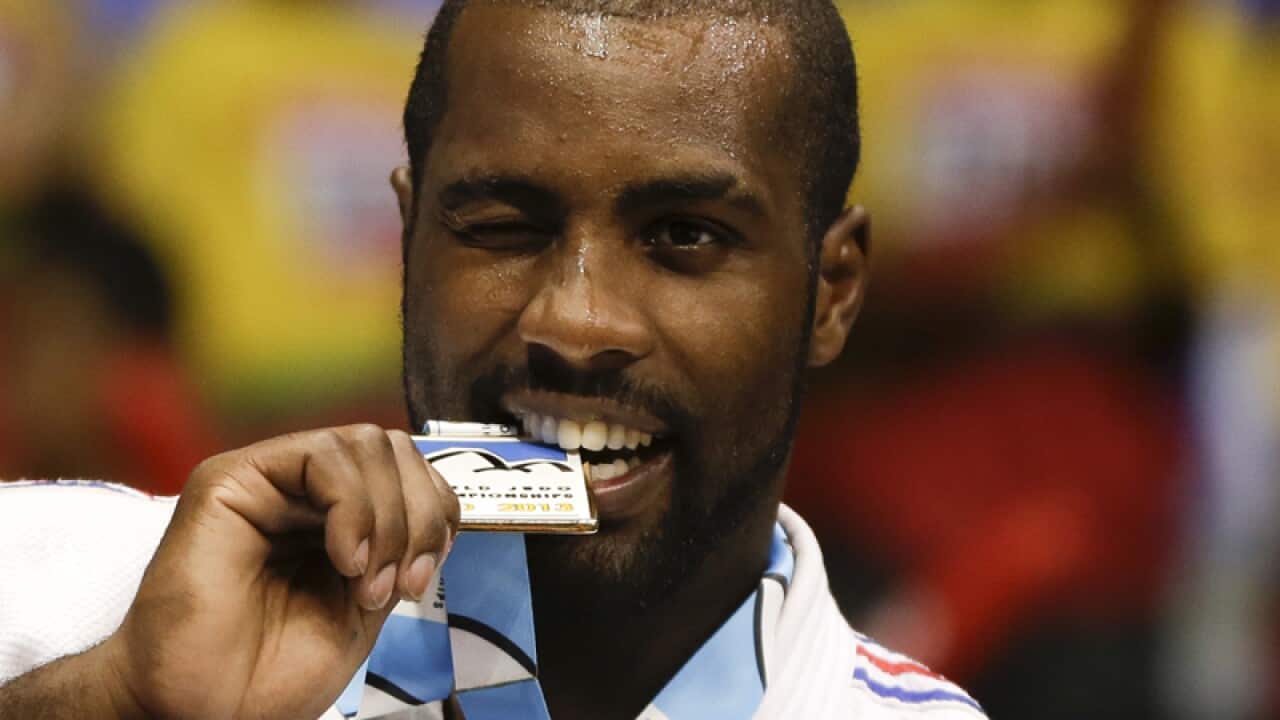 France's Olympic champion Teddy Riner