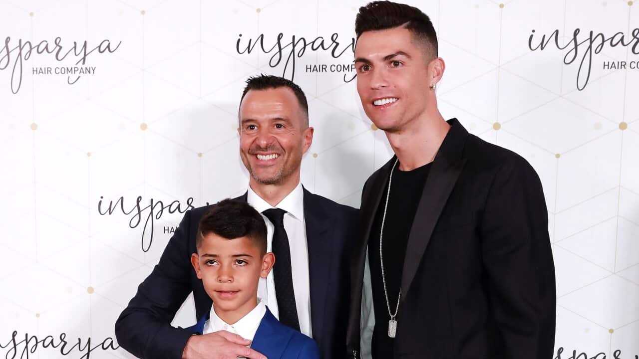 Jorge Mendes and star client Cristiano Ronaldo