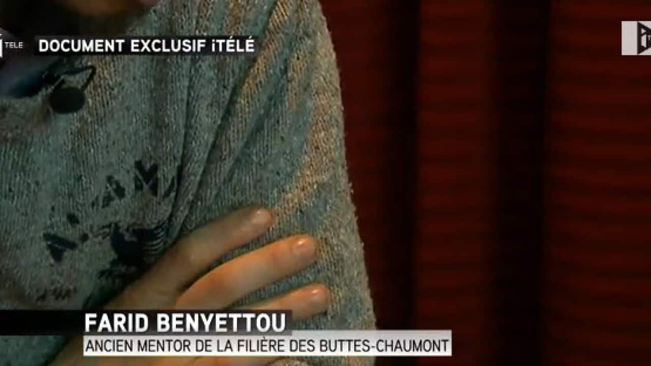 A screenshot of Farid Benyettou's interview with iTELE. (YouTube)