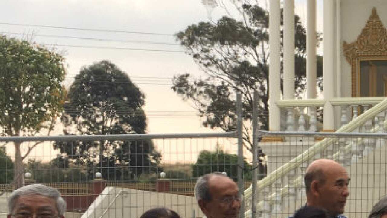 Mu Suchou with Khmer community in Melbourne