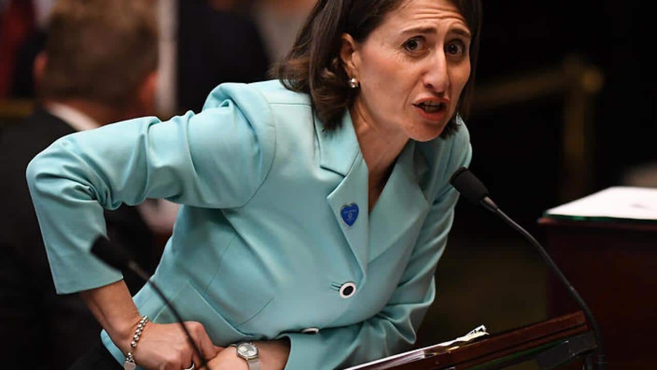 NSW Premier Gladys Berejiklian during question time at NSW Parliament in Sydney