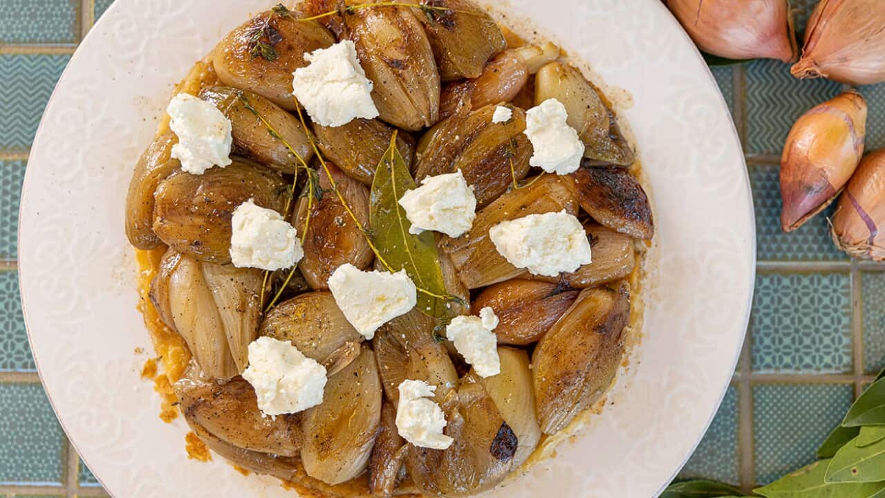 Vino cotto french shallot tart tatin