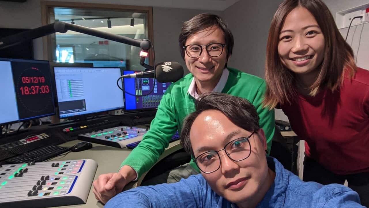 Casper (back), 恩欣 and Jacky