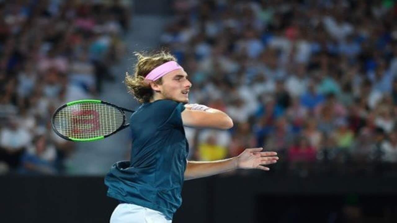 Tennis - Greek Tsitsipas struggles past stubborn Struff