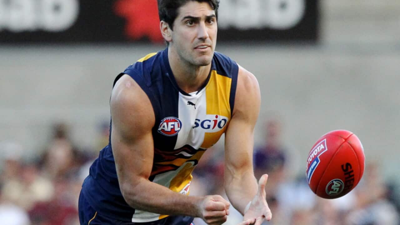 Matt Rosa of the West Coast Eagles
