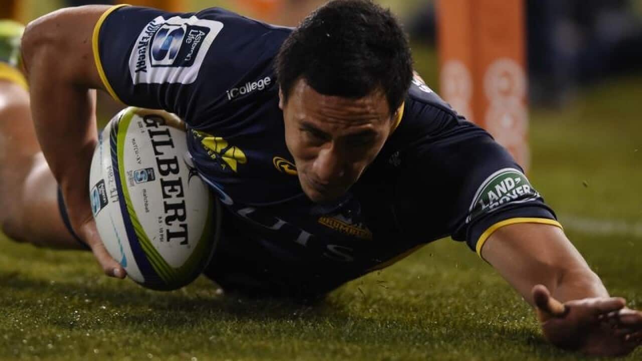 Brumbies winger Lausii Taliauli