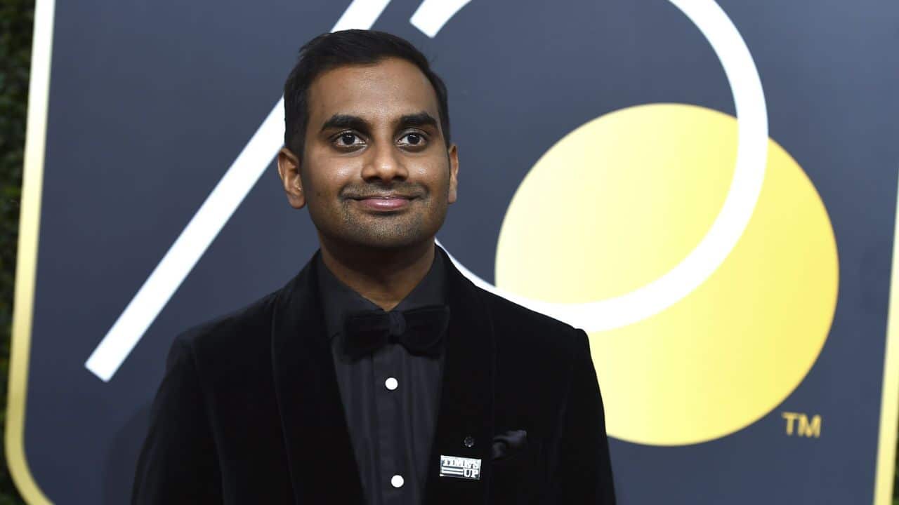 Actor Aziz Ansari.