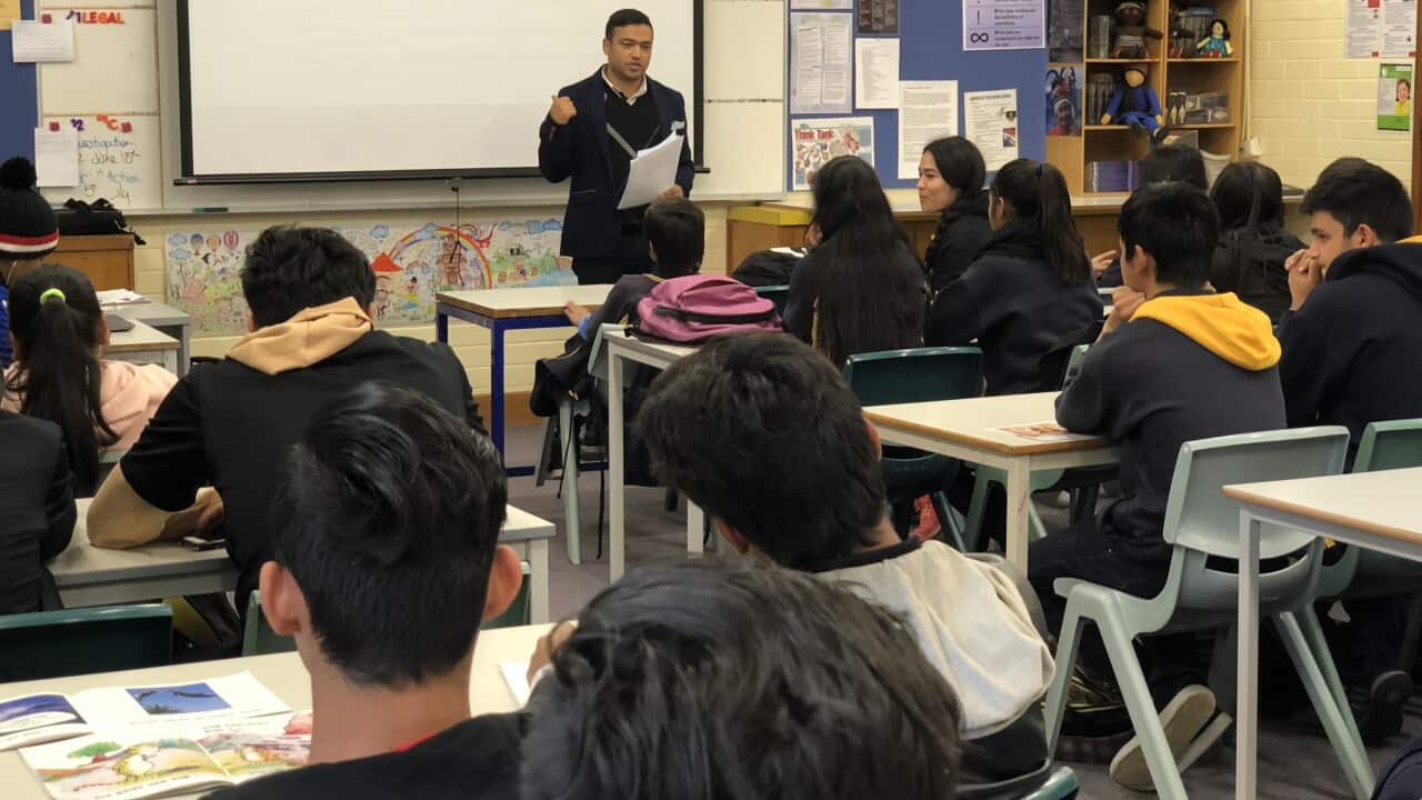 Students at a Nepali Language Class