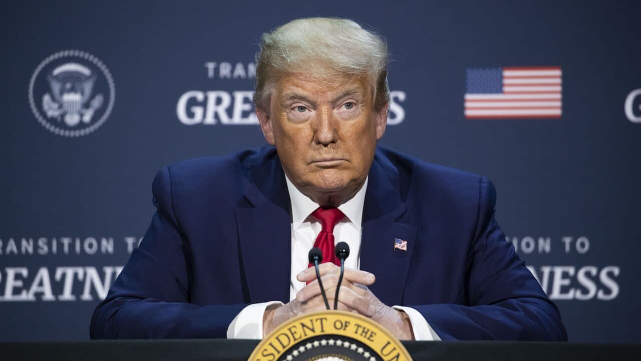 President Donald Trump says the US will sanction individual ICC officials if they continue to investigate US troops.