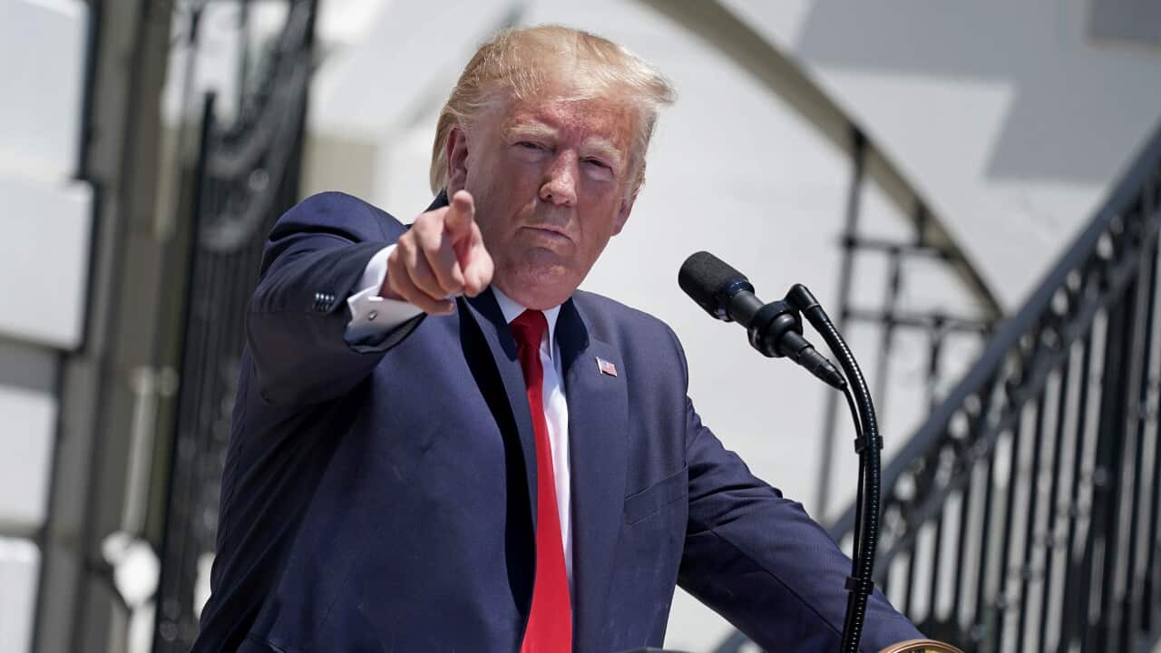 The US President has his Twitter critics in his sights.