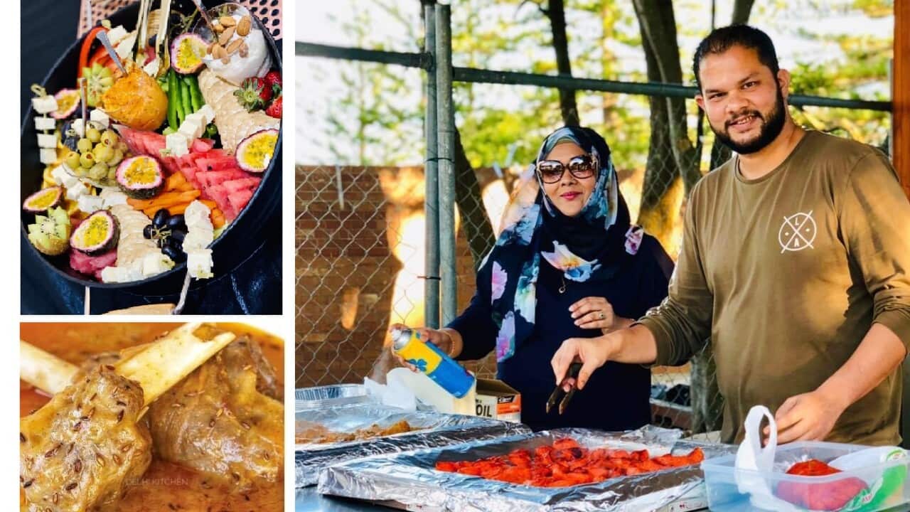 Yousuf Jami and Quratulain Khan, owners of Delhi Kitchen Sydney.