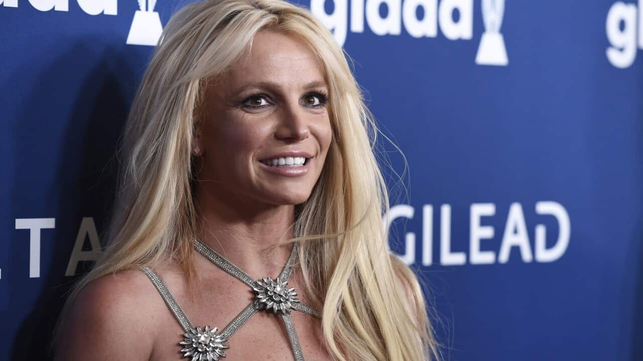 Britney Spears arrives at the 29th annual GLAAD Media Awards in 2018, in Beverly Hills, California.