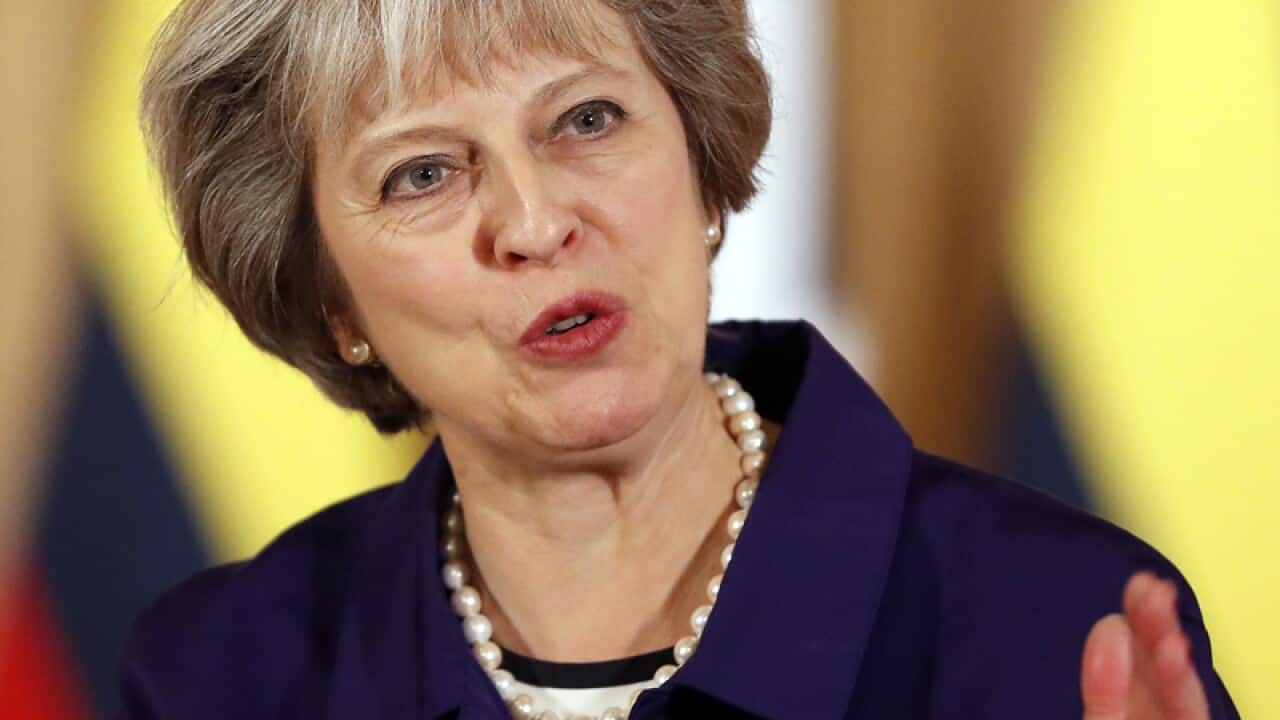 Britain's Prime Minister Theresa May