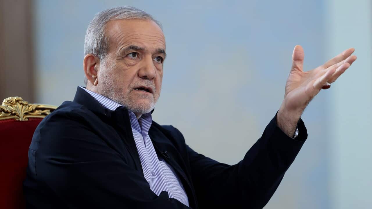 Iranian president Masoud Pezeshkian