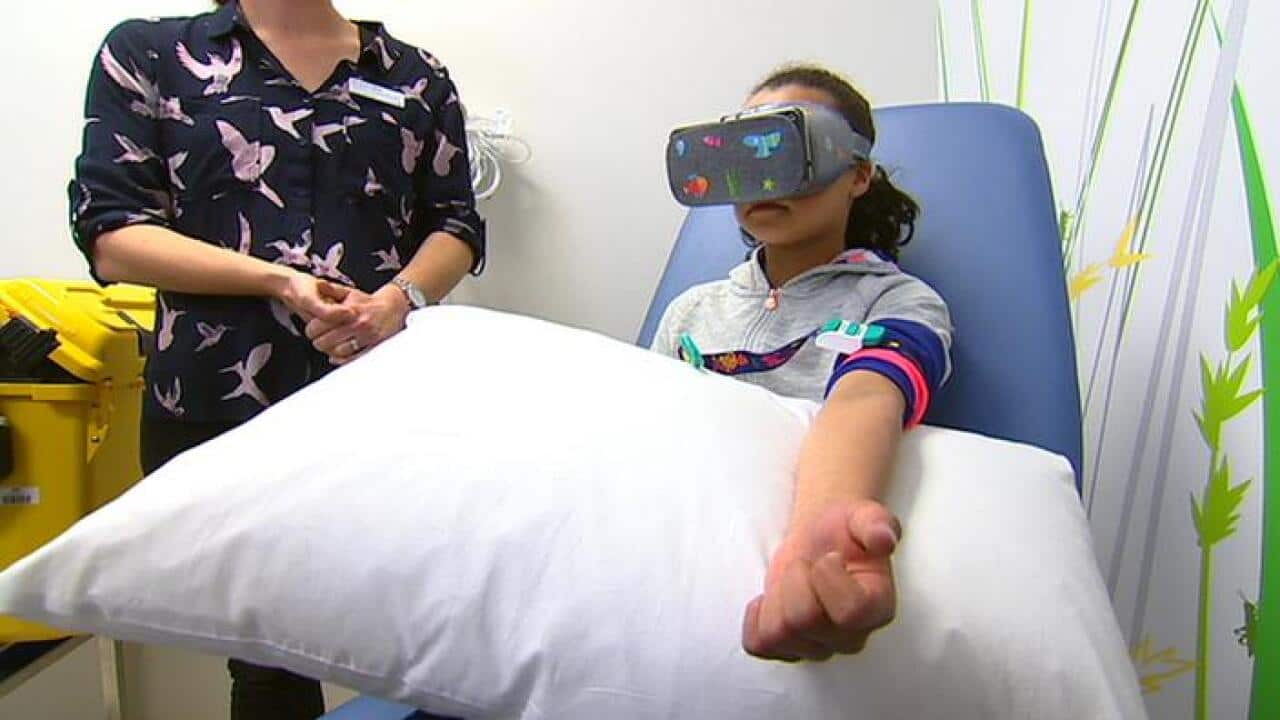 Using virtual reality to distract from needles – SBS