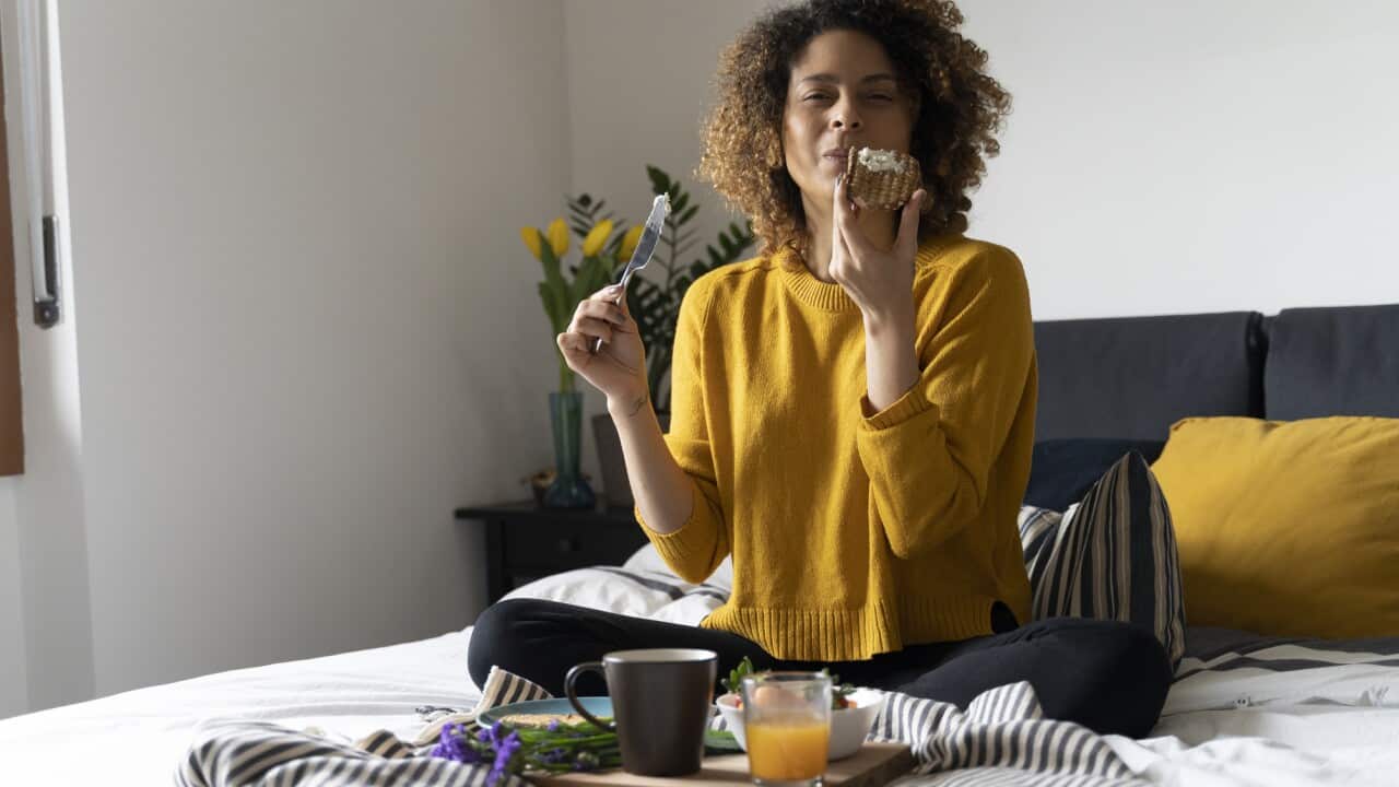 Mothers Day breakfast in bed